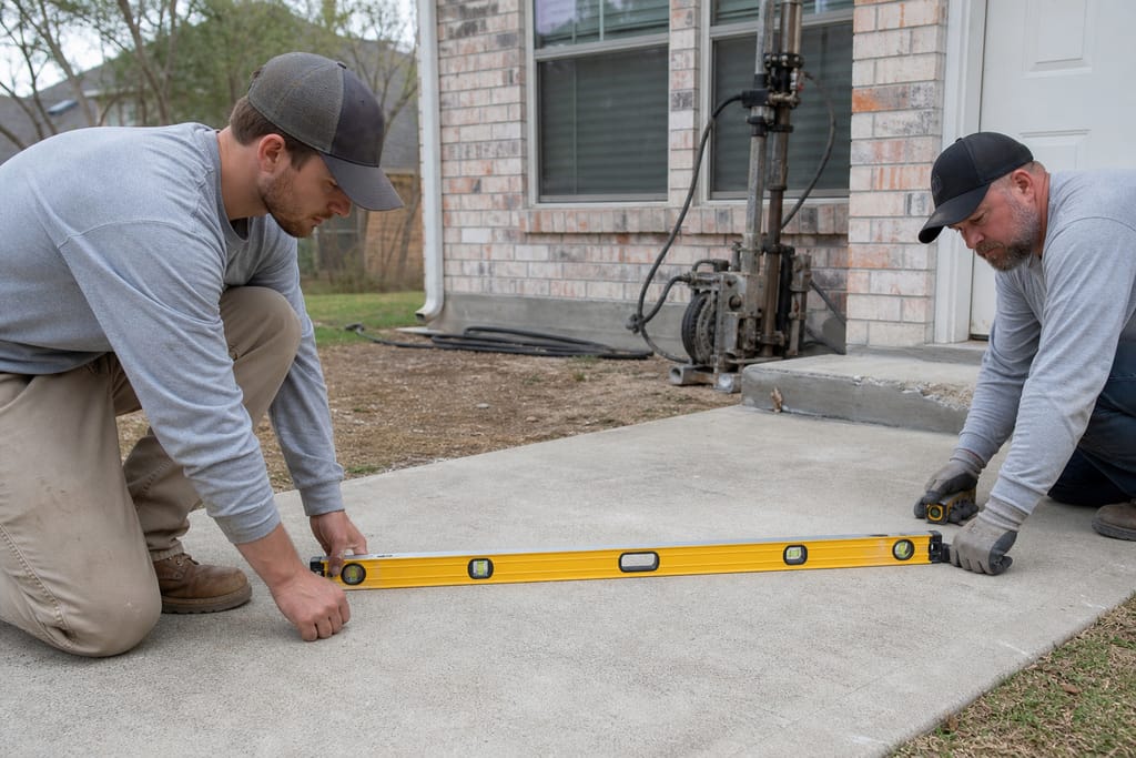 Level check photo